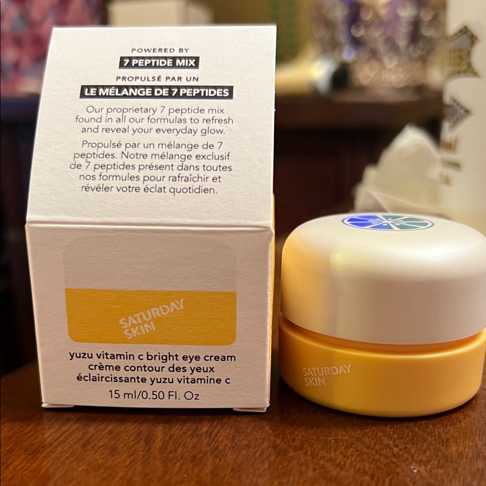 Yuzu Vitamin C Bright Eye Cream - from Saturday Skin - .5 oz